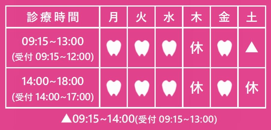 WEB予約ページ用診療看板